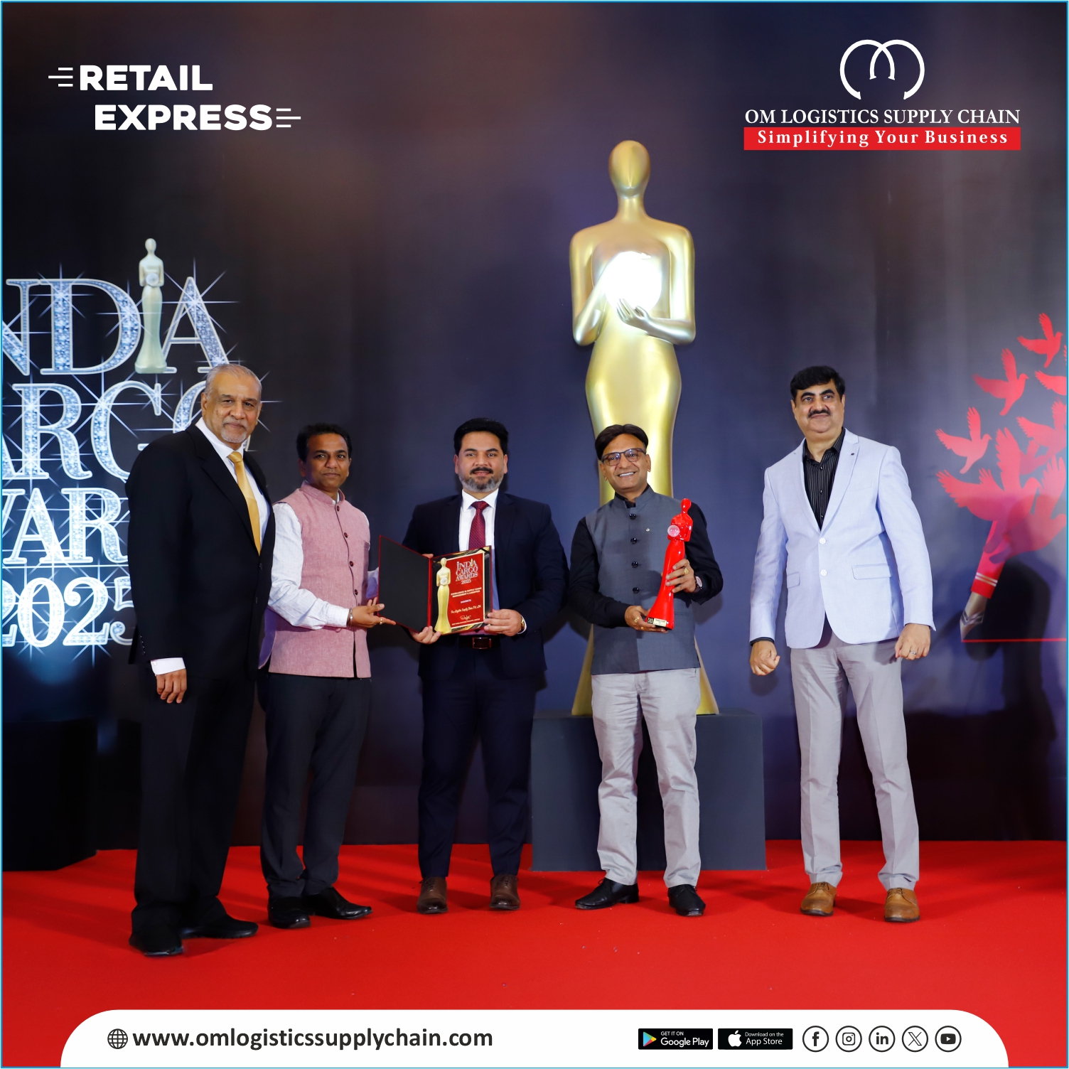 Excellence in Supply Chain Management & Logistics Award at the India Cargo Awards 2025, Delhi