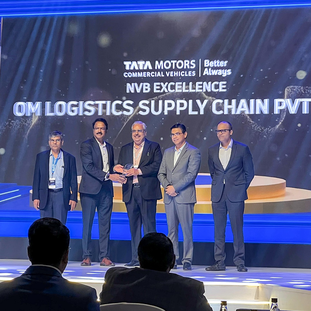 Best Logistics Service Provider award at the Tata Motors Commercial Vehicles Annual Supplier Conference.